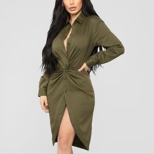 Fashion Nova Knot Tunic Dress